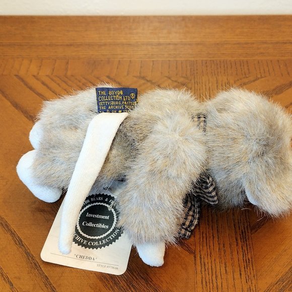 Boyds Bear Chedda Mouse 7" Plush with Tag - Picture 6 of 7